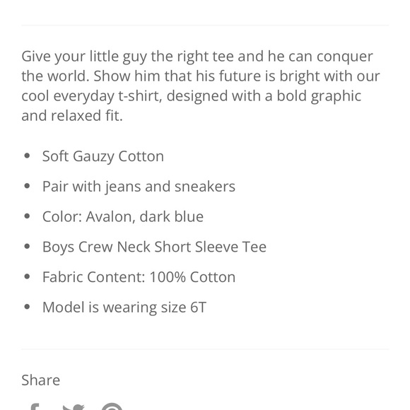 NWT- Chaser Boys The Future is Mine Tee - Picture 4 of 9